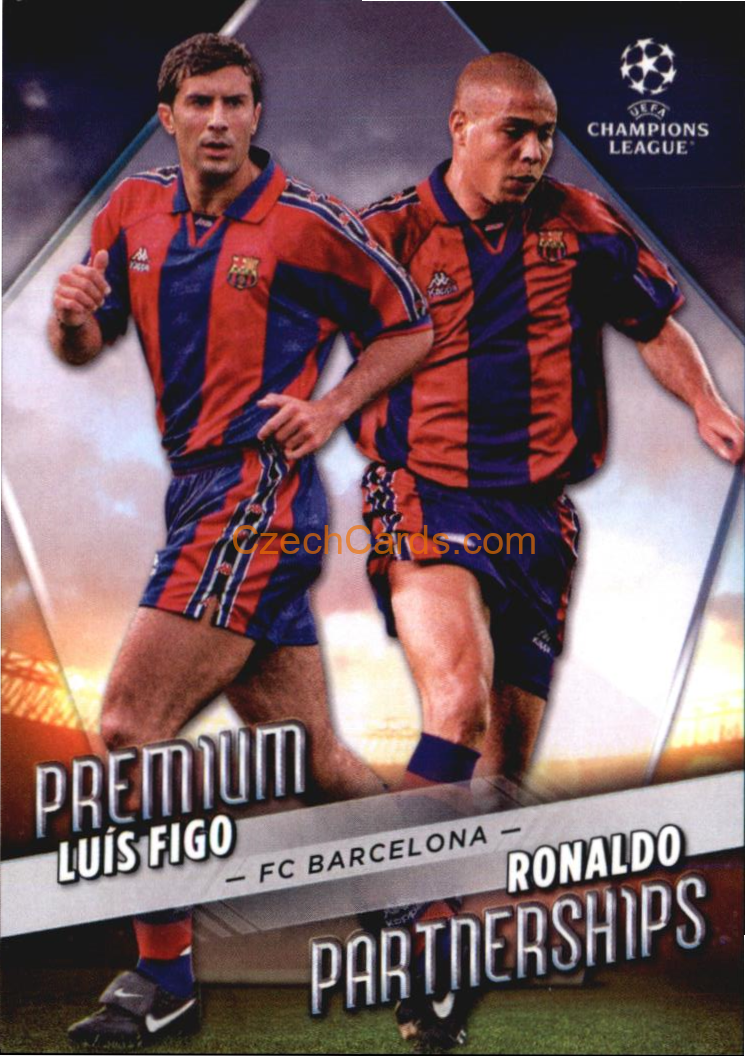 Figo - Ronaldo 2022/23 Topps Club Competitions Premium Partnership #PP-8