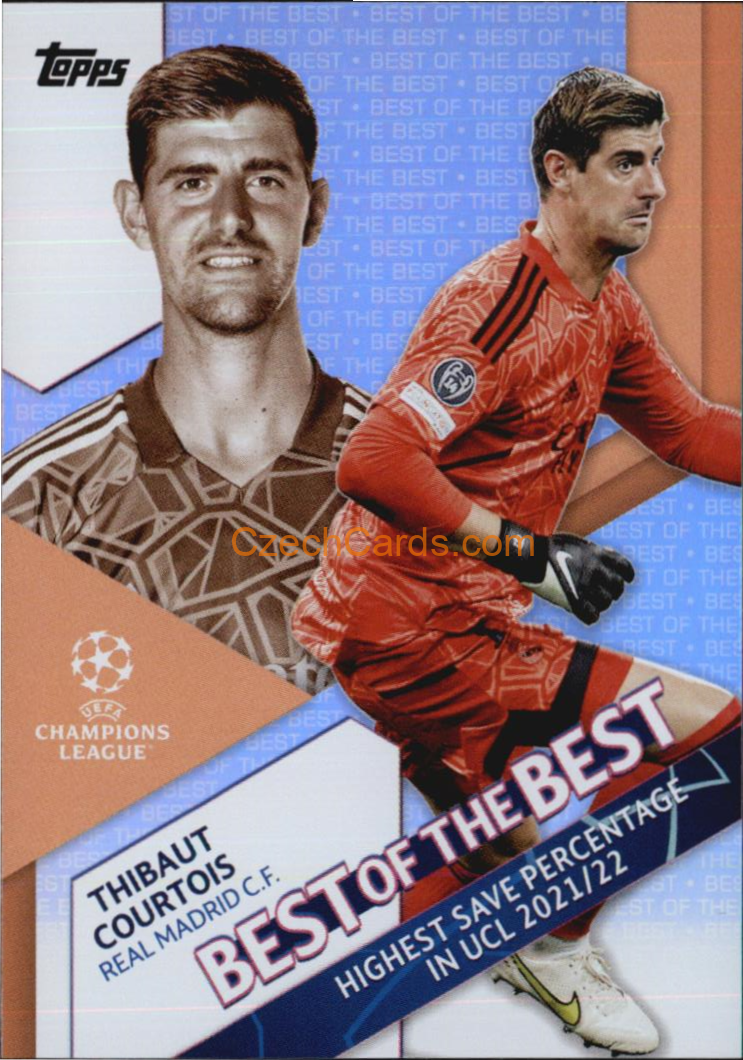 Thibaut Courtois 2022/23 Topps Club Competitions Best Of The Best #BB-2