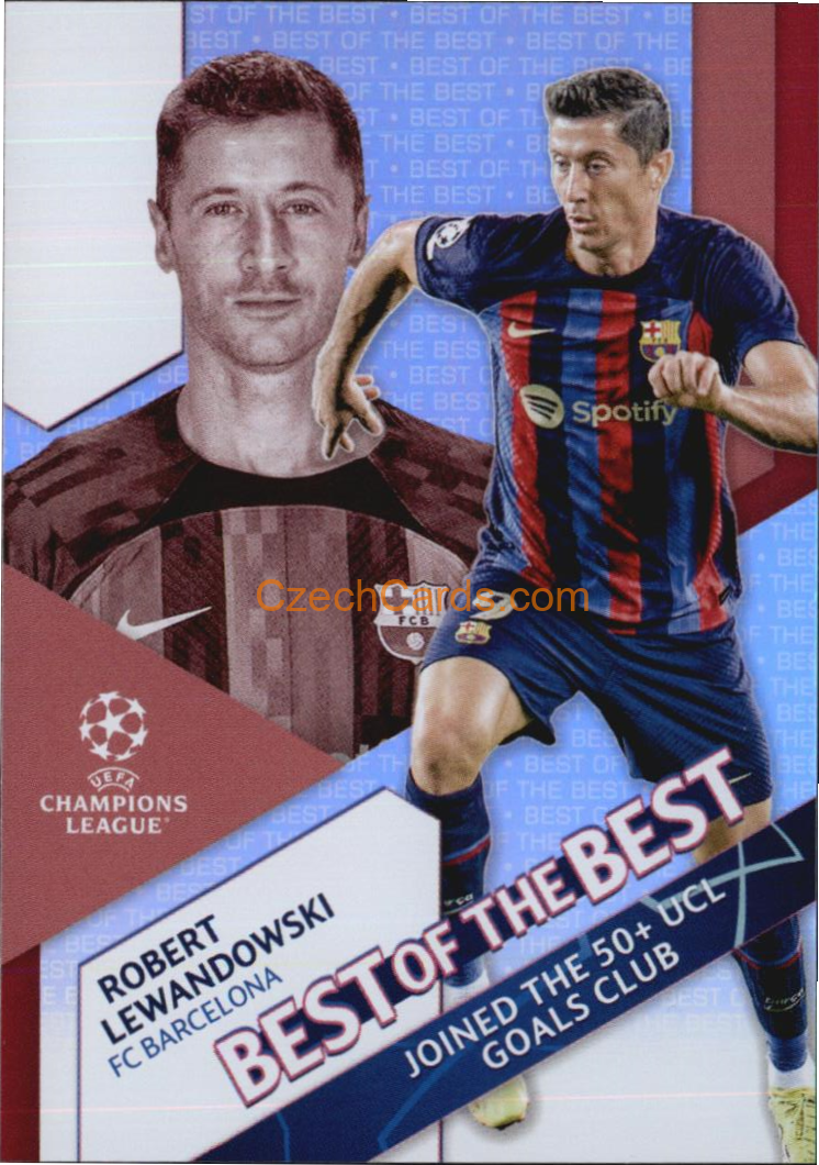Robert Lewandowski 2022/23 Topps Club Competitions Best Of The Best #BB-9