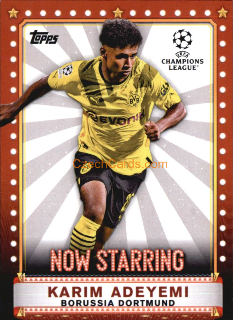 Karim Adeyemi 2022/23 Topps Club Competitions Now Starring #NS-2