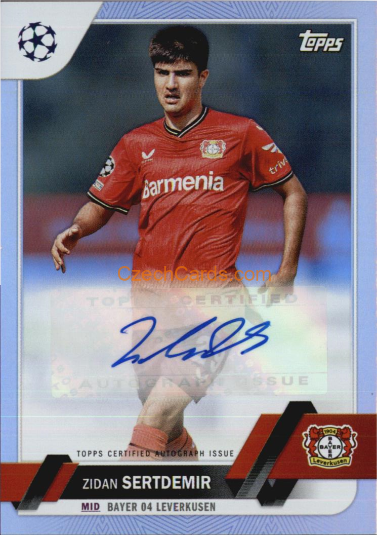 Zidan Sertdemir 2022/23 Topps Club Competitions Autograph #A-ZS