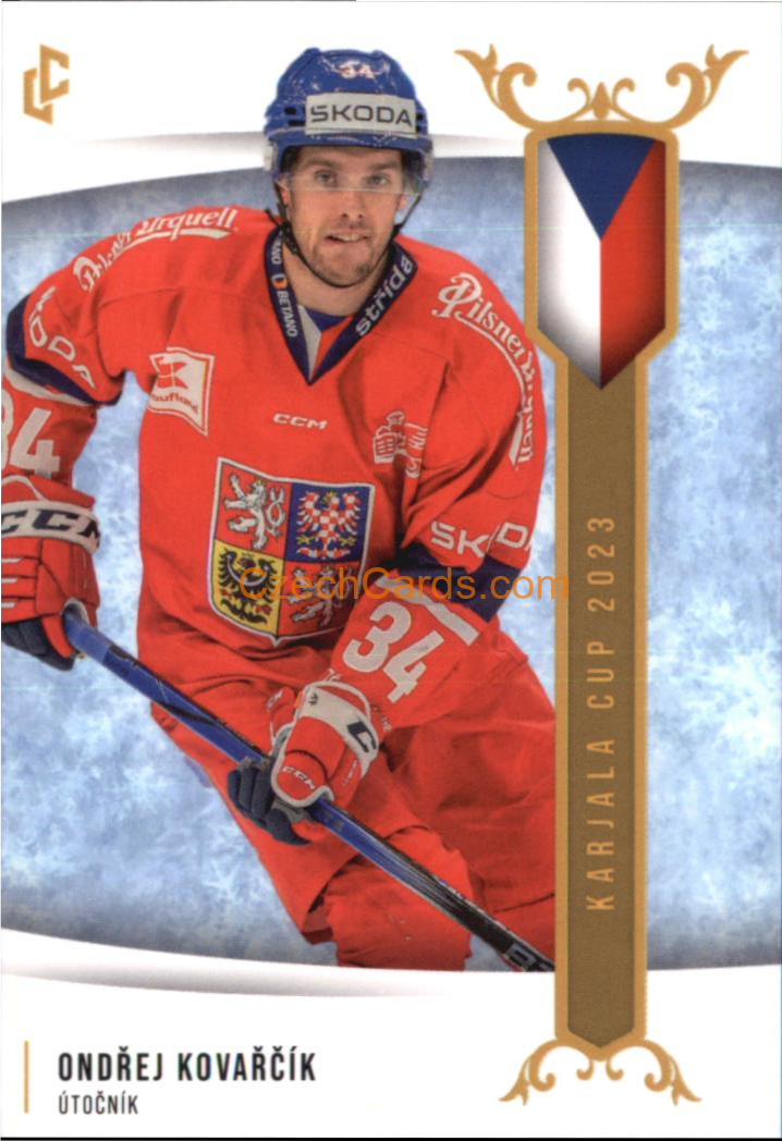 Ondřej Kovařčík 2024 Legendary Cards Road to Prague #EHK-11