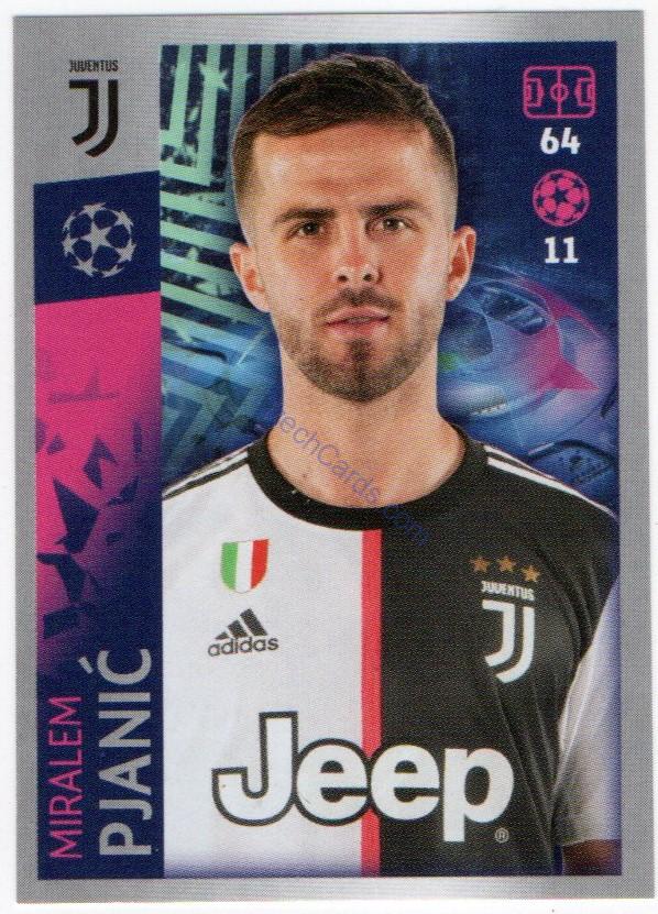 Miralem Pjanić 2019/20 Topps sticker #225