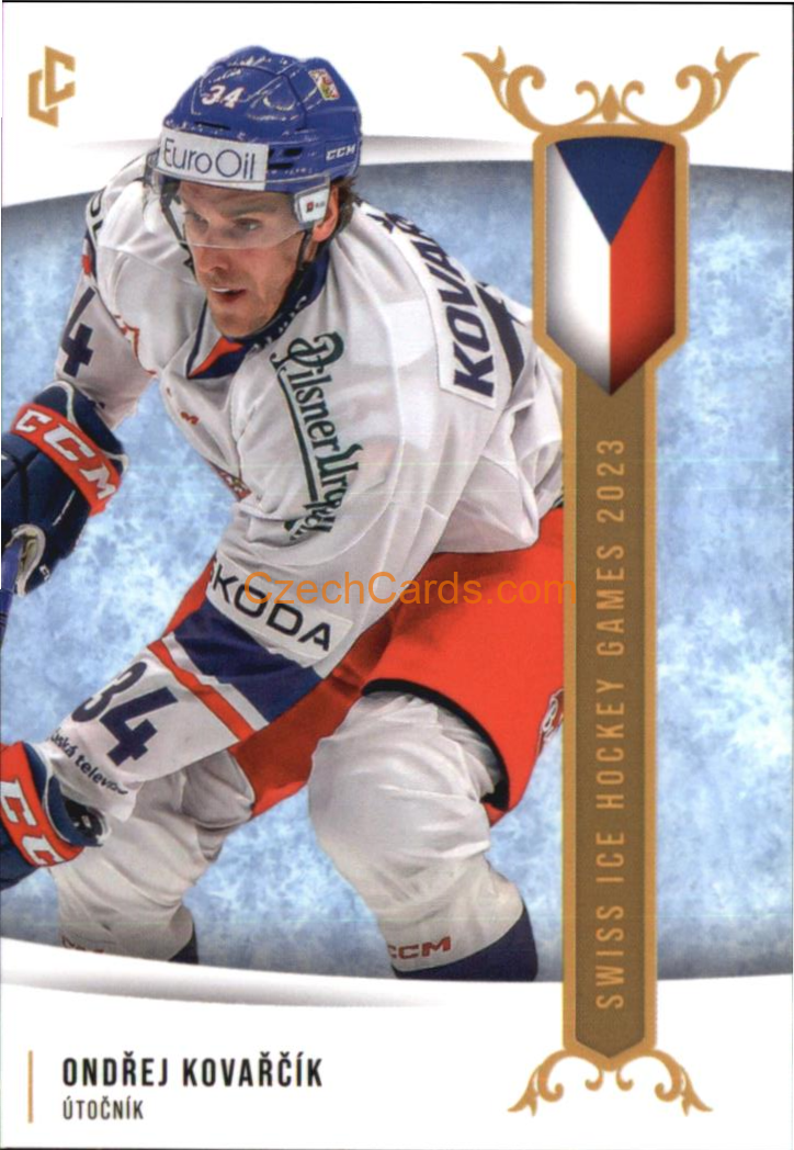 Ondřej Kovařčík 2024 Legendary Cards Road to Prague #EHS-19