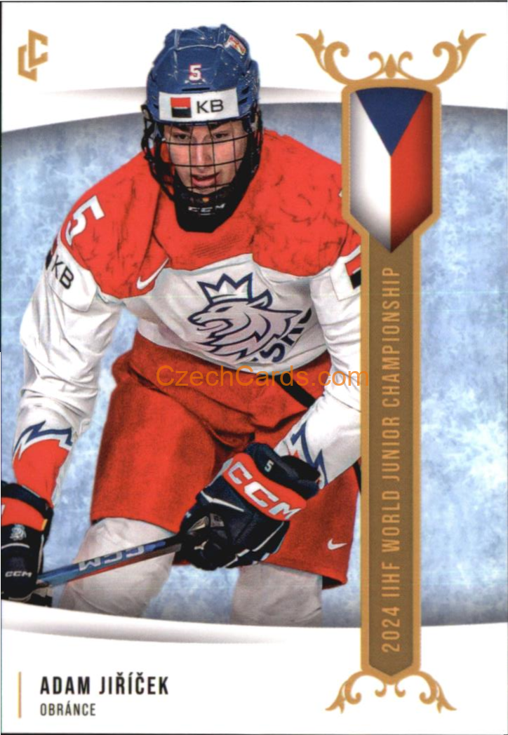 Adam Jiříček 2024 Legendary Cards Road to Prague #U20-3