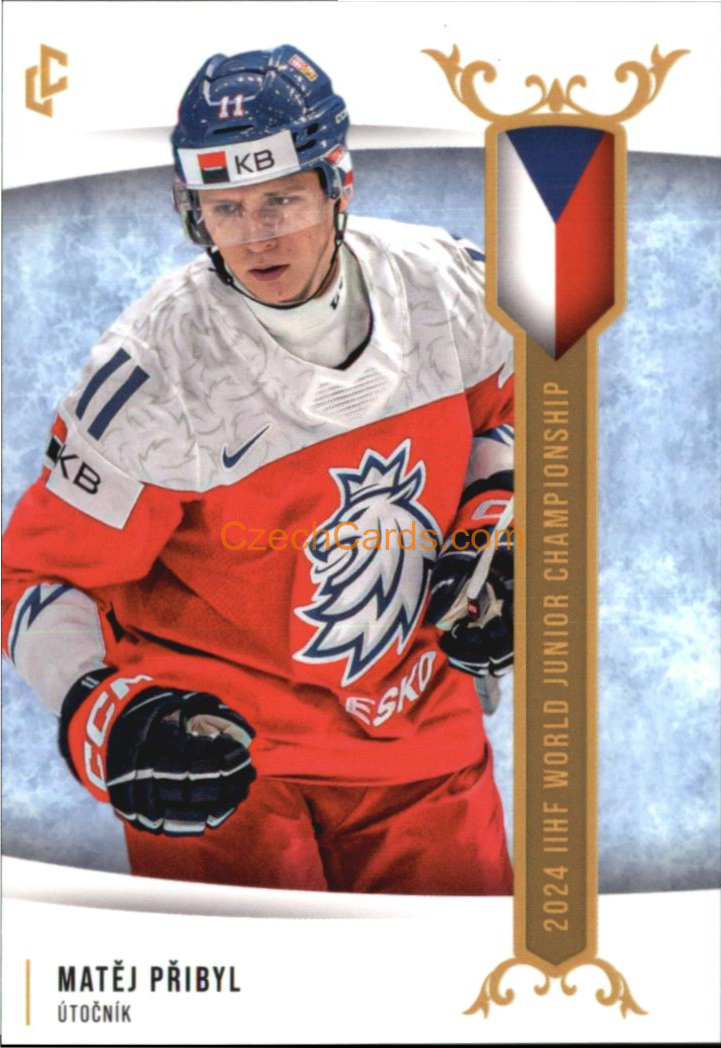 Matěj Přibyl 2024 Legendary Cards Road to Prague #U20-8