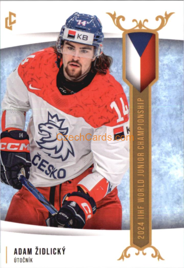 Adam Židlický 2024 Legendary Cards Road to Prague #U20-10
