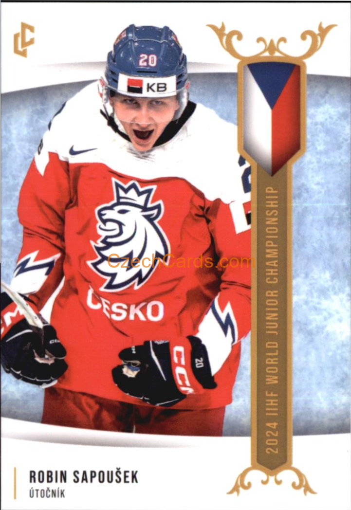 Robin Sapoušek 2024 Legendary Cards Road to Prague #U20-16
