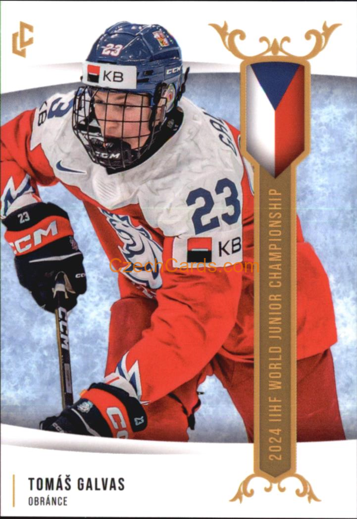 Tomáš Galvas 2024 Legendary Cards Road to Prague #U20-18