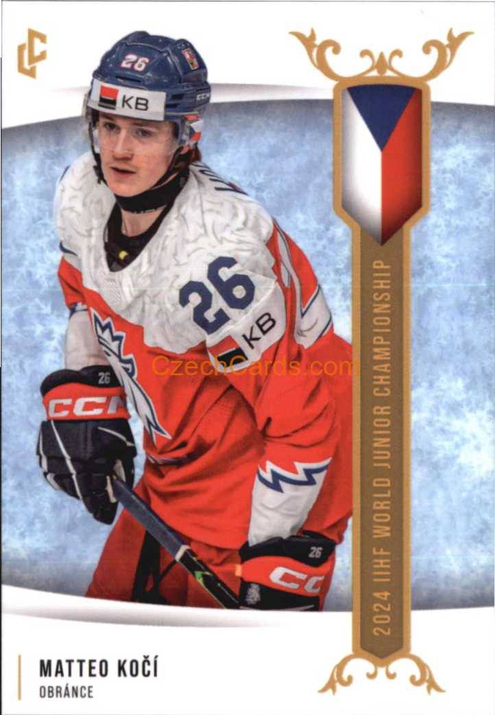 Matteo Kočí 2024 Legendary Cards Road to Prague #U20-21