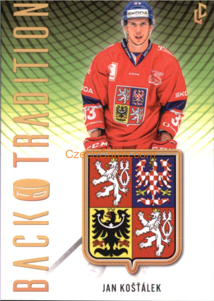 Jan Košťálek 2024 Legendary Cards Road to Prague #BTT-16