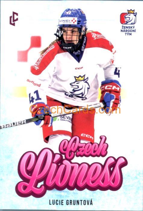 Lucie Gruntová 2024 Legendary Cards Road to Prague #LI-8