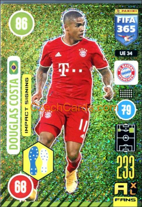 Douglas Costa 2021 FIFA 365 Adrenalyn Impact Signing #UE34