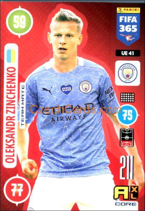 Oleksandr Zinchenko 2021 FIFA 365 Adrenalyn #UE41