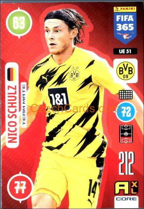 Nico Schulz 2021 FIFA 365 Adrenalyn #UE51
