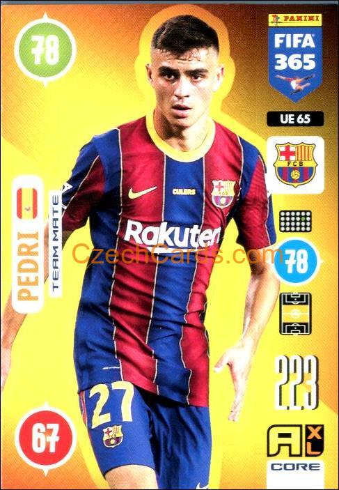Pedri 2021 FIFA 365 Adrenalyn #UE65
