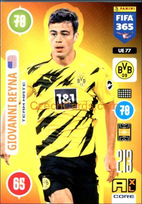 Giovanni Reyna 2021 FIFA 365 Adrenalyn #UE77
