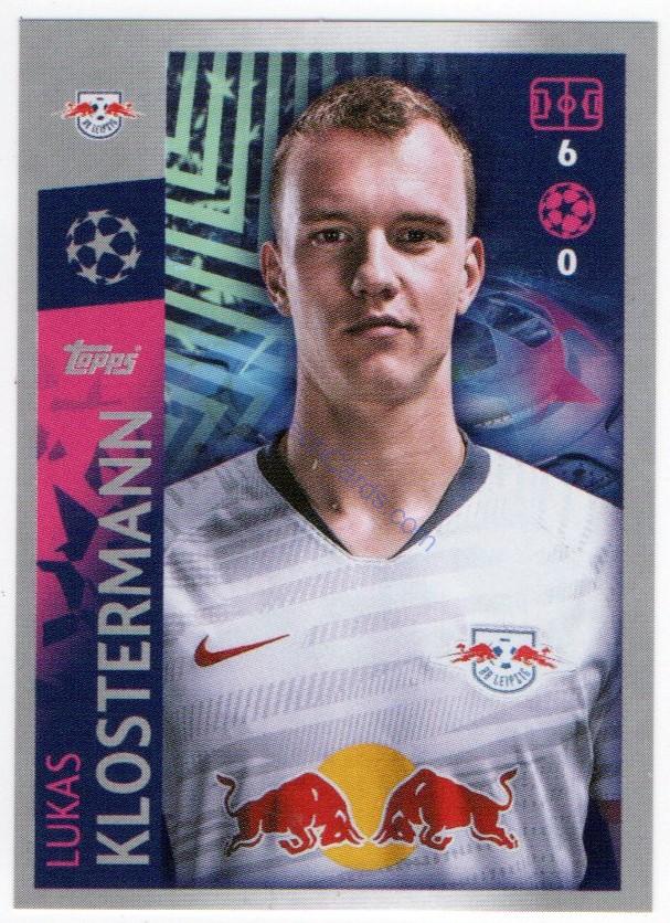 Lukas Klostermann 2019/20 Topps sticker #240