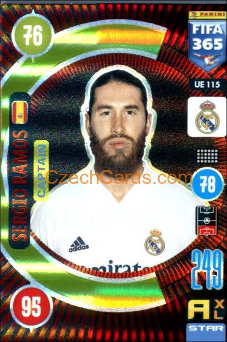 Sergio Ramos 2021 FIFA 365 Adrenalyn Captain #UE115