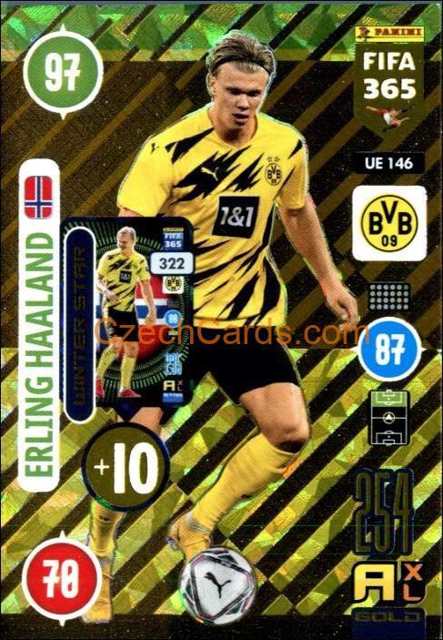 Erling Haaland 2021 FIFA 365 Adrenalyn Winter Star #UE146