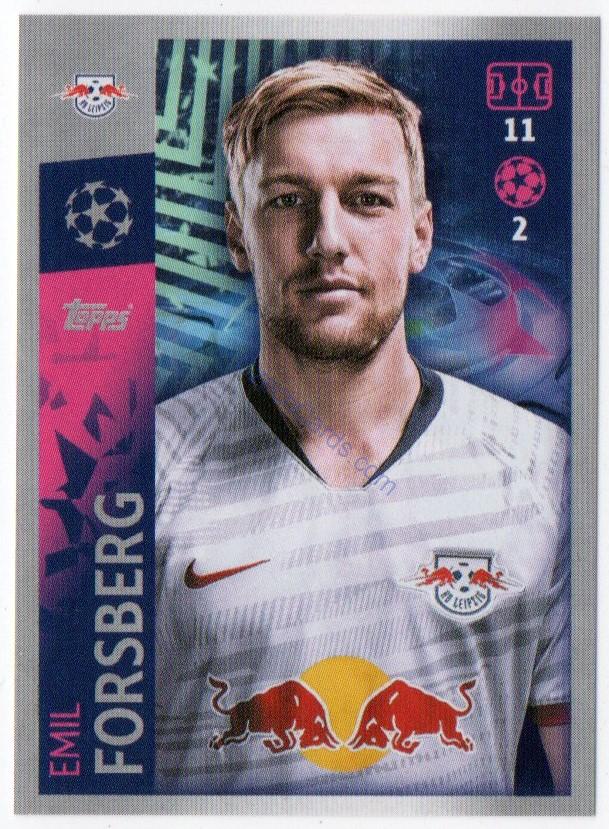 Emil Forsberg 2019/20 Topps sticker #249