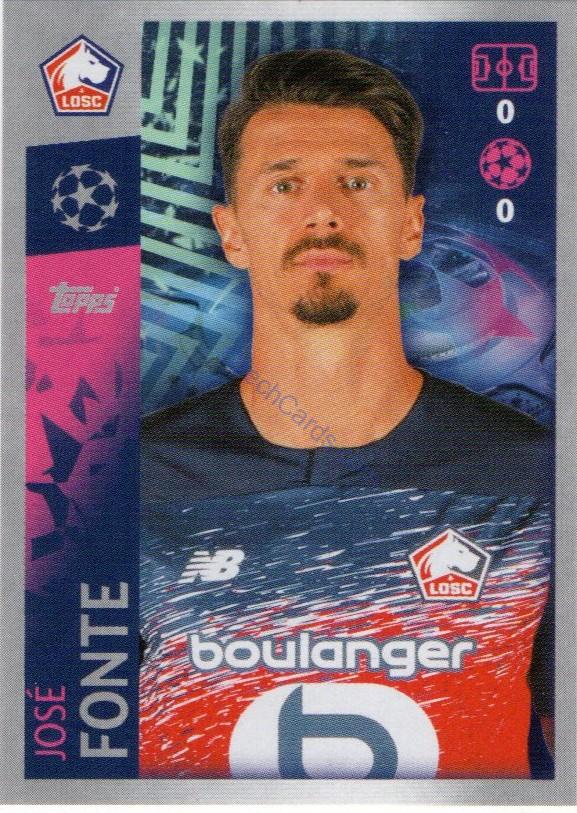 José Fonte 2019/20 Topps sticker #256