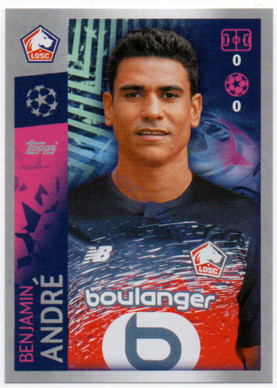 Benjamin André 2019/20 Topps sticker #263