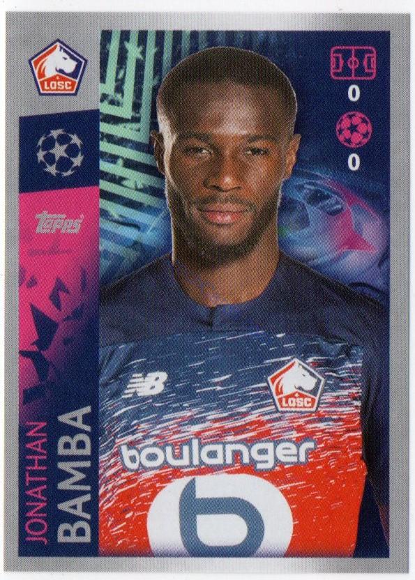 Jonathan Bamba 2019/20 Topps sticker #265