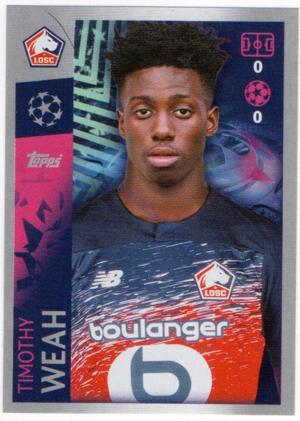 Timothy Weah 2019/20 Topps sticker #269