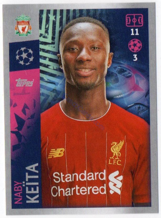 Naby Keita 2019/20 Topps sticker #281