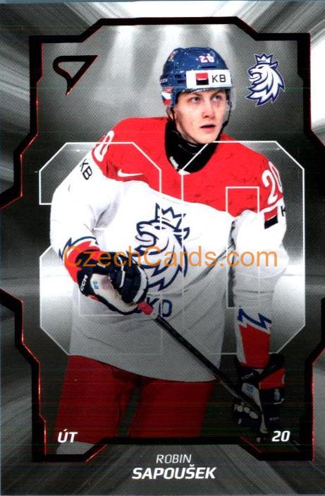 Robin Sapoušek 2024 Sportzoo Hokejové Česko Team 20 #CD-21
