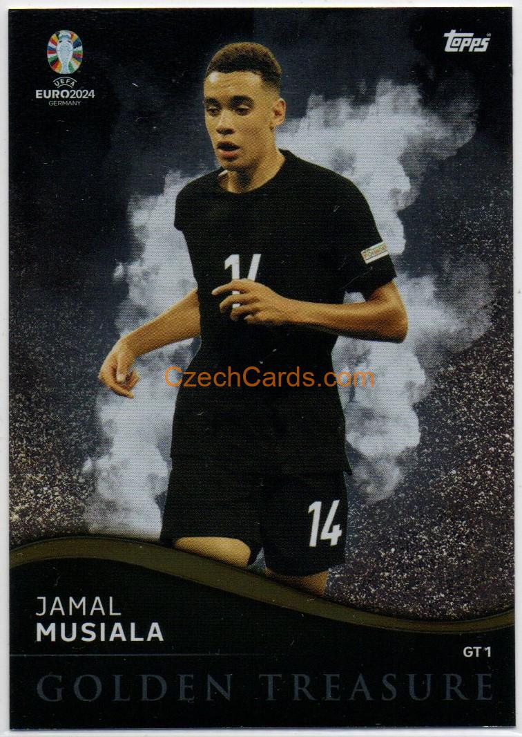 Jamal Musiala 2024 EURO Match Attax Golden Treasure #GT1