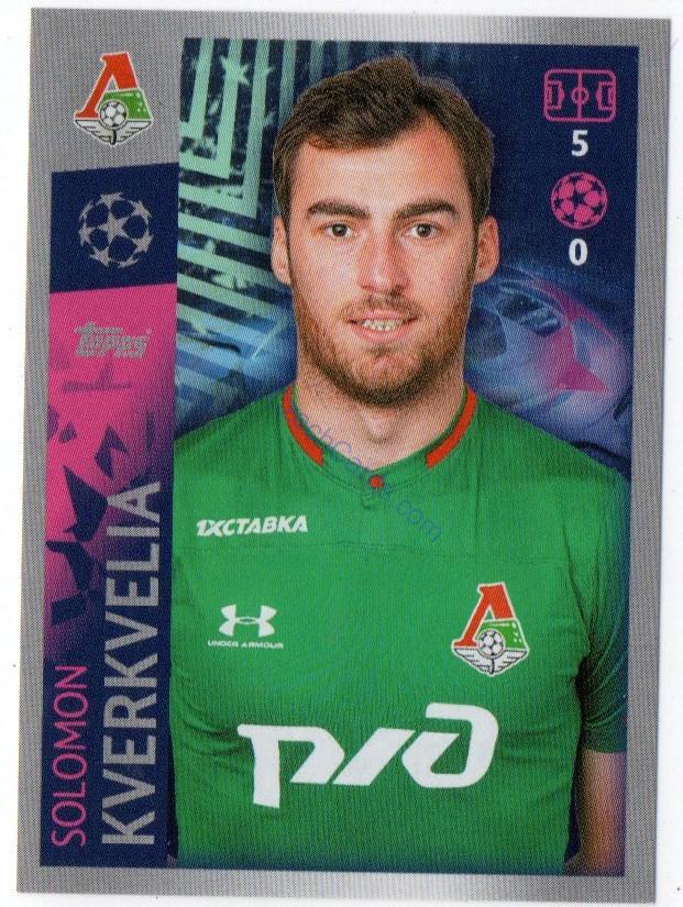 Solomon Kverkvelia 2019/20 Topps sticker #293