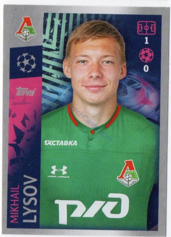 Mikhail Lysov 2019/20 Topps sticker #295
