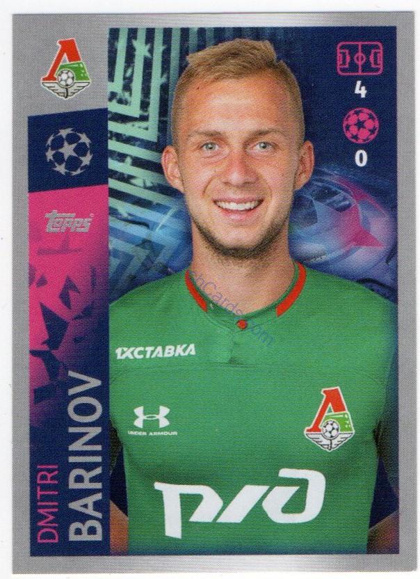 Dmitri Barinov 2019/20 Topps sticker #301