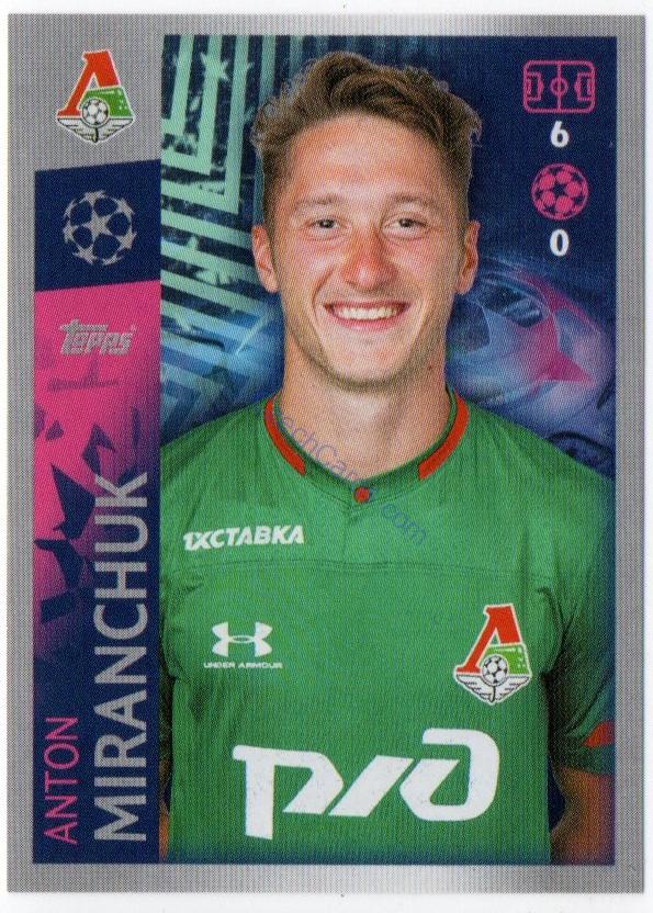 Anton Miranchuk 2019/20 Topps sticker #303