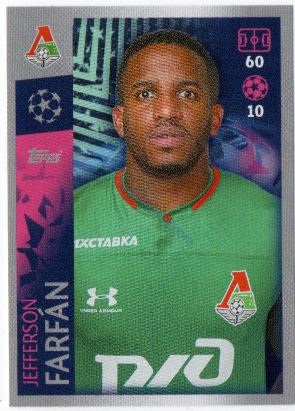 Jefferson Farfán 2019/20 Topps sticker #306