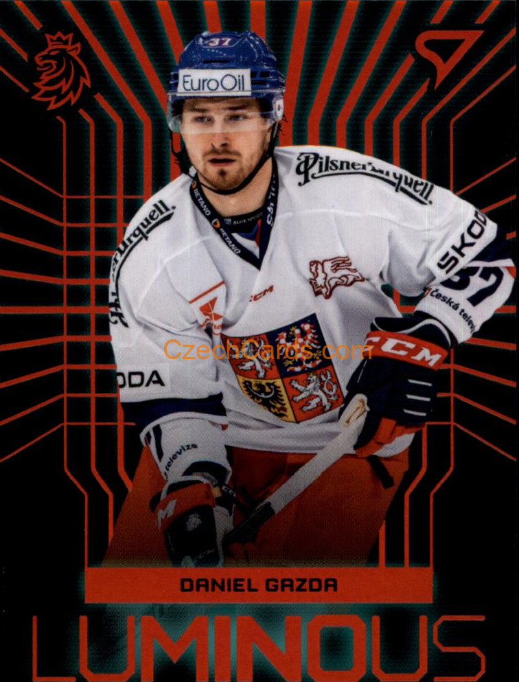 Daniel Gazda 2024 Sportzoo Hokejové Česko Luminous Red #LS-05