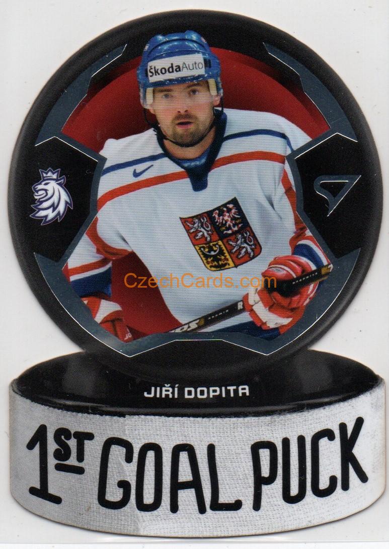 Jiří Dopita 2024 Sportzoo Hokejové Česko 1st Goal Puck #GP-09