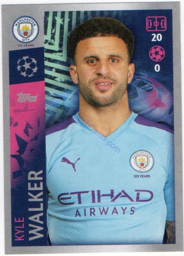 Kyle Walker 2019/20 Topps sticker #334