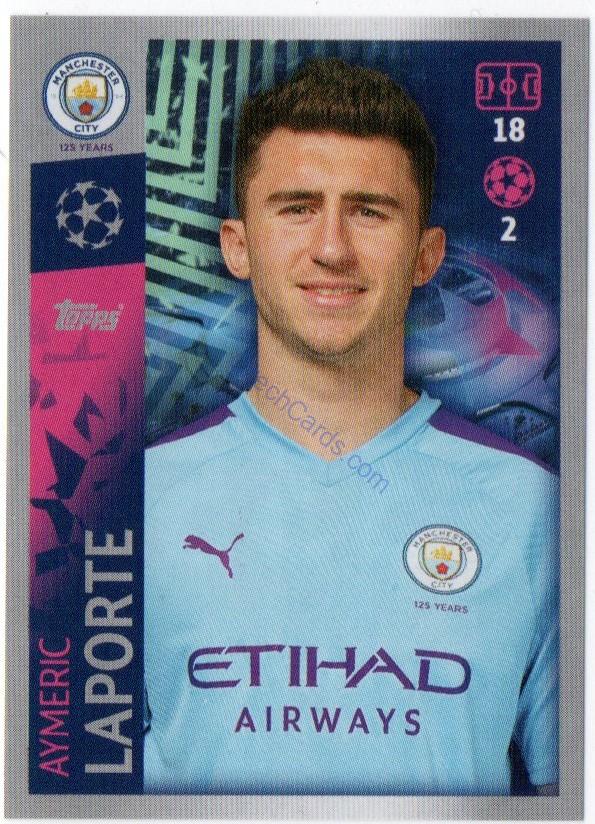 Aymeric Laporte 2019/20 Topps sticker #335