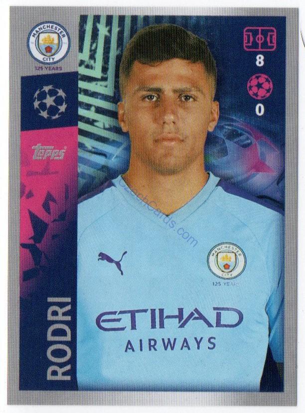 Rodri 2019/20 Topps sticker #336