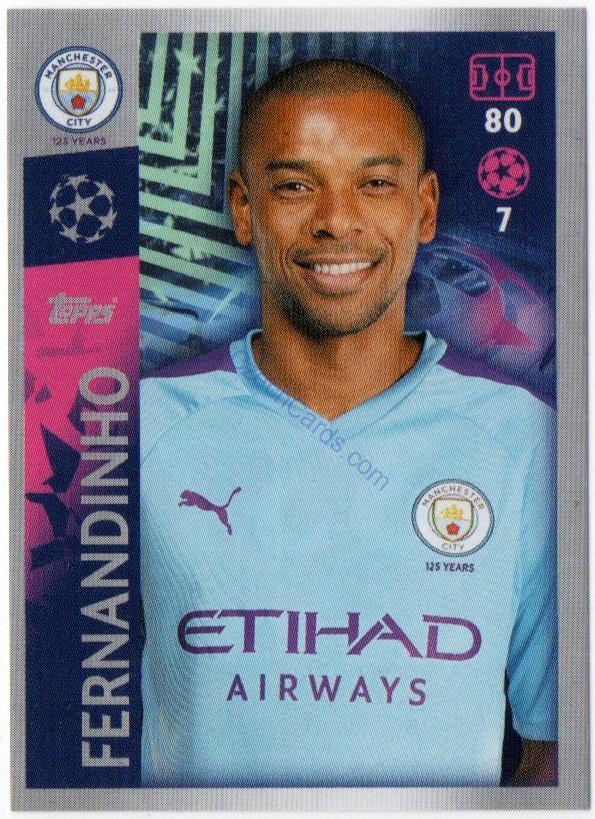 Fernandinho 2019/20 Topps sticker #337