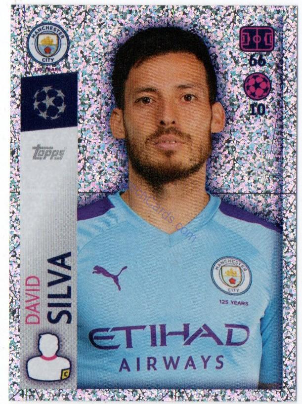 David Silva 2019/20 Topps sticker #339