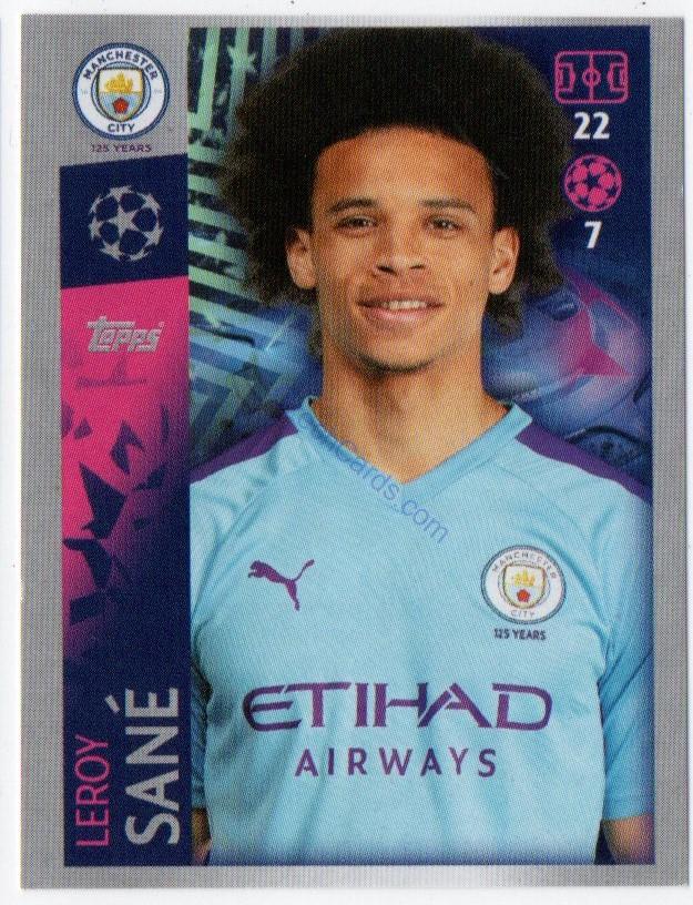 Leroy Sané 2019/20 Topps sticker #342