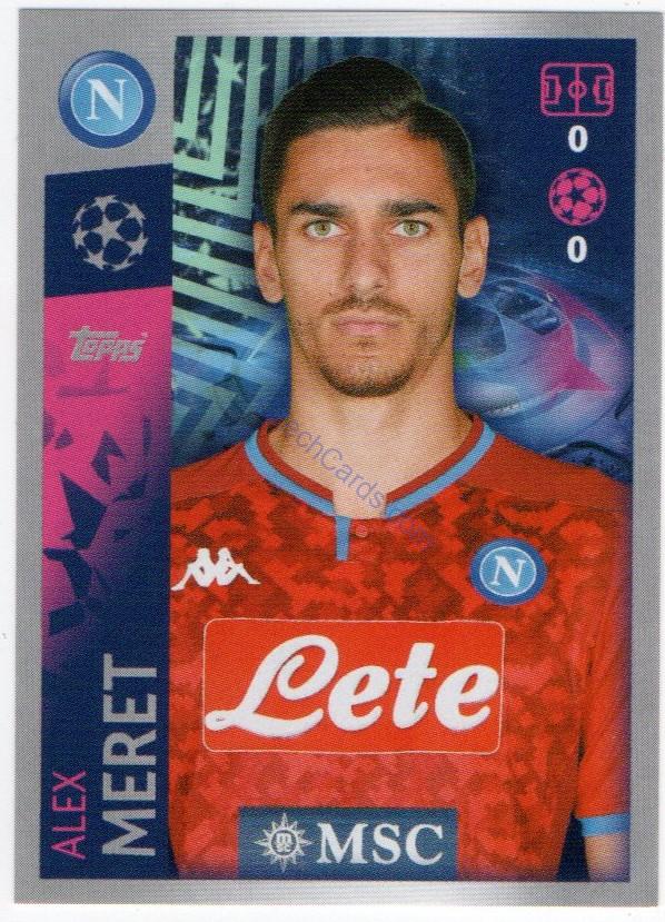 Alex Meret 2019/20 Topps sticker #349