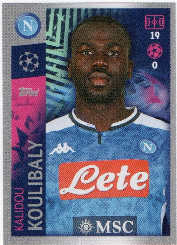 Kalidou Koulibaly 2019/20 Topps sticker #350