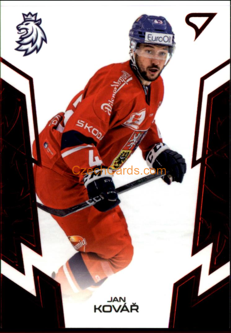 Jan Kovář 2024 Sportzoo Hokejové Česko Red #42