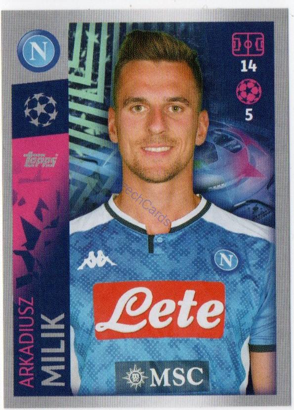 Arkadiusz Milik 2019/20 Topps sticker #360