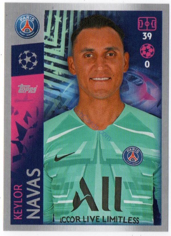 Keylor Navas 2019/20 Topps sticker #368
